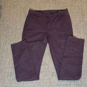 Bonobos 31/34 Maroon Pants